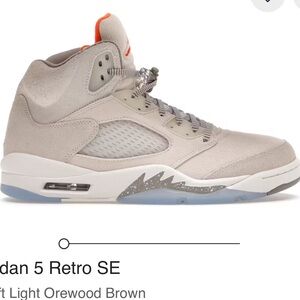 Jordan 5 Retro SE Light Orewood Brown Sneakers
